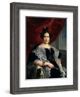 La Señora De Delicado De Imaz, Ca. 1833-Vicente López Portaña-Framed Giclee Print