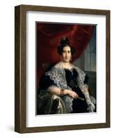 La Señora De Delicado De Imaz, Ca. 1833-Vicente López Portaña-Framed Giclee Print