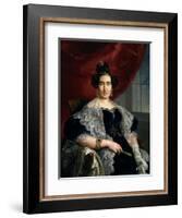 La Señora De Delicado De Imaz, Ca. 1833-Vicente López Portaña-Framed Giclee Print