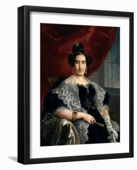 La Señora De Delicado De Imaz, Ca. 1833-Vicente López Portaña-Framed Giclee Print