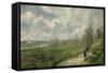 La Sente du Chou-Camille Pissarro-Framed Stretched Canvas