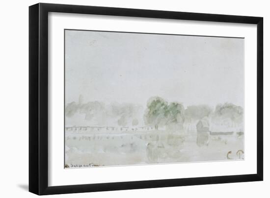 La Serpentine-Camille Pissarro-Framed Giclee Print