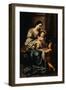 La Serrana Or, Madonna and Child with the Infant St. John-Bartolome Esteban Murillo-Framed Giclee Print