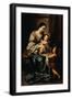 La Serrana Or, Madonna and Child with the Infant St. John-Bartolome Esteban Murillo-Framed Giclee Print