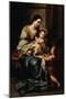 La Serrana Or, Madonna and Child with the Infant St. John-Bartolome Esteban Murillo-Mounted Giclee Print