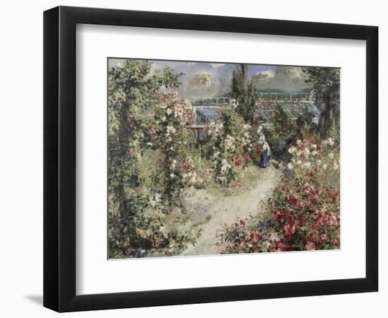 La Serre, Greenhouse-Pierre-Auguste Renoir-Framed Giclee Print