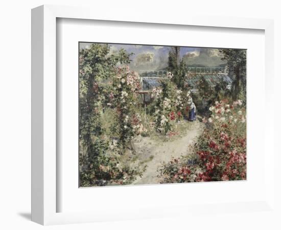 La Serre, Greenhouse-Pierre-Auguste Renoir-Framed Giclee Print