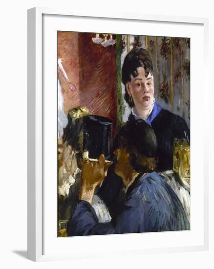 La serveuse de bocks-Edouard Manet-Framed Giclee Print