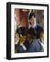 La serveuse de bocks-Edouard Manet-Framed Giclee Print