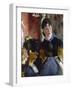 La serveuse de bocks-Edouard Manet-Framed Giclee Print