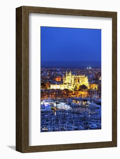 La Seu Cathedral, Palma de Mallorca, Majorca, Balearic Islands, Spain, Mediterranean-Christian Kober-Framed Photographic Print