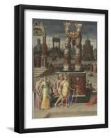 La sibylle de Tibur-Antoine Caron-Framed Giclee Print