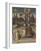 La sibylle de Tibur-Antoine Caron-Framed Giclee Print