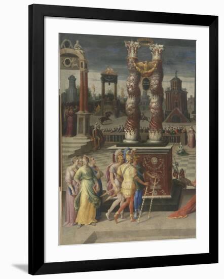 La sibylle de Tibur-Antoine Caron-Framed Giclee Print