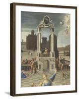 La sibylle de Tibur-Antoine Caron-Framed Giclee Print