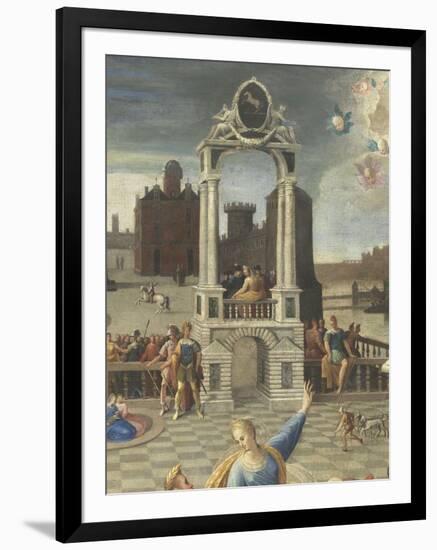 La sibylle de Tibur-Antoine Caron-Framed Giclee Print