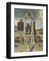 La sibylle de Tibur-Antoine Caron-Framed Giclee Print