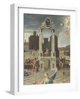 La sibylle de Tibur-Antoine Caron-Framed Giclee Print