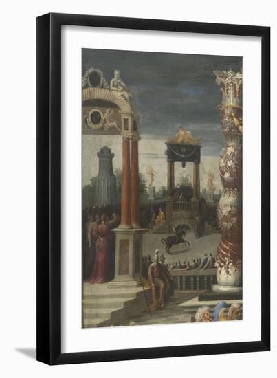 La sibylle de Tibur-Antoine Caron-Framed Giclee Print