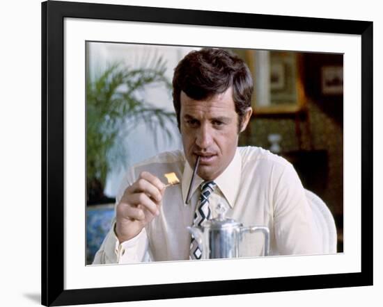 La sirene du Mississipi by FrancoisTruffaut with Jean Paul Belmondo en, 1969-null-Framed Photo