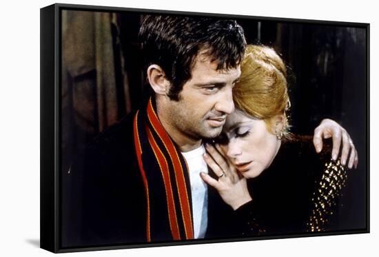 La Sirene du Mississipi MISSISSIPPI MERMAID by FrancoisTruffaut with Jean Paul Belmondo and Catheri-null-Framed Stretched Canvas