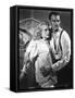 La Soif du Mal TOUCH OF EVIL by OrsonWelles with Charlton Heston and Janet Leigh, 1958 (b/w photo)-null-Framed Stretched Canvas