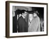 La Soif du Mal TOUCH OF EVIL by OrsonWelles with Charlton Heston and Orson Welles, 1958 (b/w photo)-null-Framed Photo