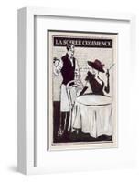 La Soiree Commence Restaurant-Rene Stein-Framed Art Print