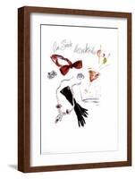 La Soiree de Cocktails-Tina-Framed Art Print