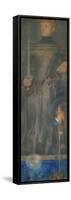 La Solitude-Fernand Khnopff-Framed Stretched Canvas