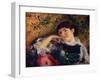 'La Songeuse', c19th century-Pierre-Auguste Renoir-Framed Giclee Print