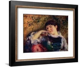 'La Songeuse', c19th century-Pierre-Auguste Renoir-Framed Giclee Print