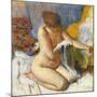 La Sortie Du Bain-Edgar Degas-Mounted Giclee Print