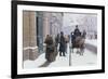 La Sortie du Bourgeois, 1889-Jean Béraud-Framed Giclee Print