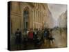 La sortie du Conservatoire, au faubourg Poissonnière-Jean Béraud-Stretched Canvas