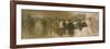 La Sortie Du Theatre-Eugene Carriere-Framed Giclee Print