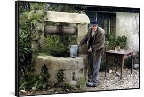 La soupe aux choux by JeanGirault with Jean Carmet, 1981 (photo)-null-Framed Photo