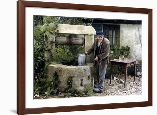 La soupe aux choux by JeanGirault with Jean Carmet, 1981 (photo)-null-Framed Photo