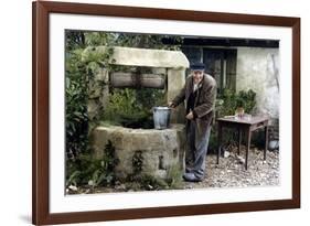 La soupe aux choux by JeanGirault with Jean Carmet, 1981 (photo)-null-Framed Photo