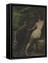 La Source dit aussi Baigneuse à la source-Gustave Courbet-Framed Stretched Canvas