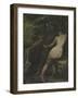 La Source dit aussi Baigneuse à la source-Gustave Courbet-Framed Giclee Print