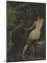 La Source dit aussi Baigneuse à la source-Gustave Courbet-Mounted Giclee Print