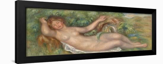 La Source (Nu Allong), C. 1902-Pierre-Auguste Renoir-Framed Giclee Print