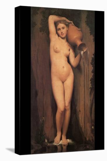 La Source; Nude with Pitcher-Jean-Auguste-Dominique Ingres-Stretched Canvas