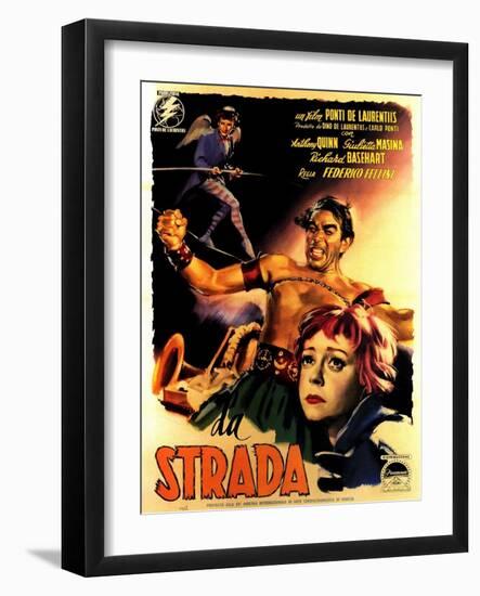 La Strada, 1954-null-Framed Giclee Print