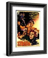 La Strada, 1954-null-Framed Giclee Print