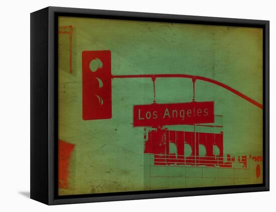 La Street Light-NaxArt-Framed Stretched Canvas