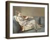 La Sultane Lisant', a Lady in Turkish Costume Reading on a Divan-Jean-Etienne Liotard-Framed Giclee Print