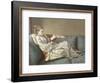 La Sultane Lisant', a Lady in Turkish Costume Reading on a Divan-Jean-Etienne Liotard-Framed Giclee Print
