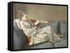 La Sultane Lisant', a Lady in Turkish Costume Reading on a Divan-Jean-Etienne Liotard-Framed Stretched Canvas